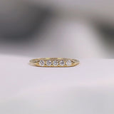 Signet Ring in Gold with Diamonds
