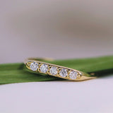 Signet Ring in Gold with Diamonds