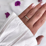 Signet Ring in Gold with Diamonds