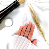 Star Ring in Gold with Diamonds