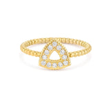 Vintage Design Ring in Gold with Diamonds