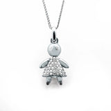 New Mom | Doll Necklace in Gold with Diamonds