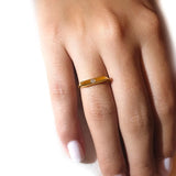 Signet Ring in Gold with Diamonds