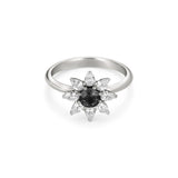 Black Diamond Ring in Gold