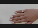 Heart Signet Ring in Gold with Diamonds